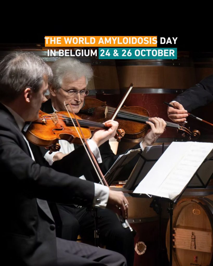 World Amyloidosis Day concert event poster, Belgium