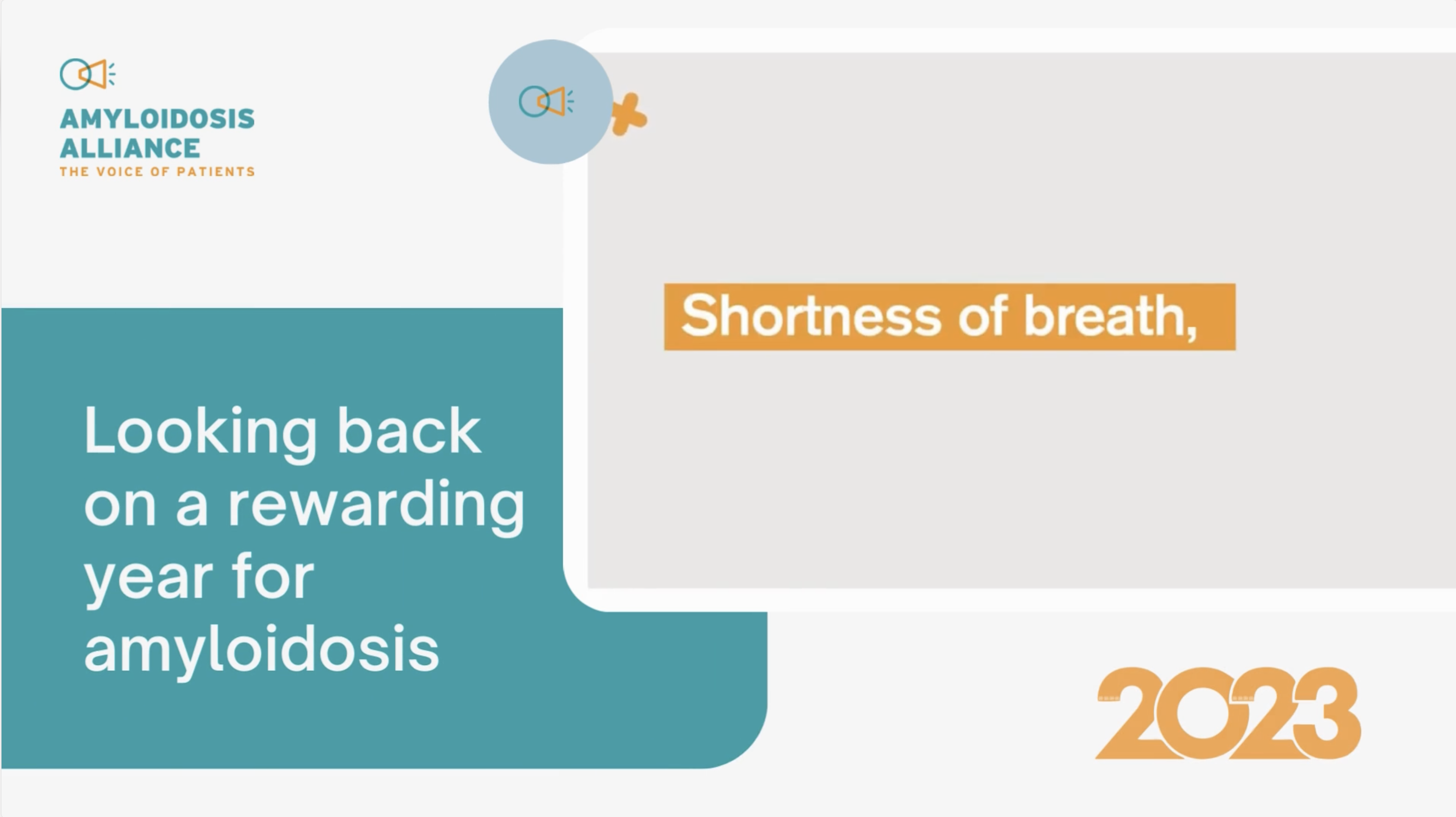 Looking back on a rewarding year for amyloidosis, 2023